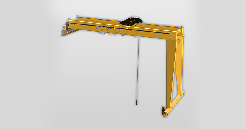 Double Girder Semi Gantry Crane